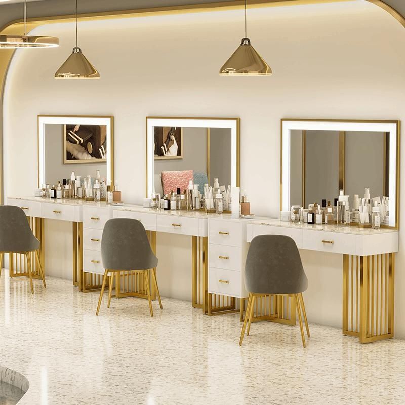 Beauty Makeup Stores - Coiffeuse de luxe légère pour magasins
