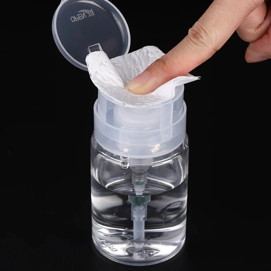Beauty Full Makeup - Bouteilles rechargeables de stockage d'ongles de