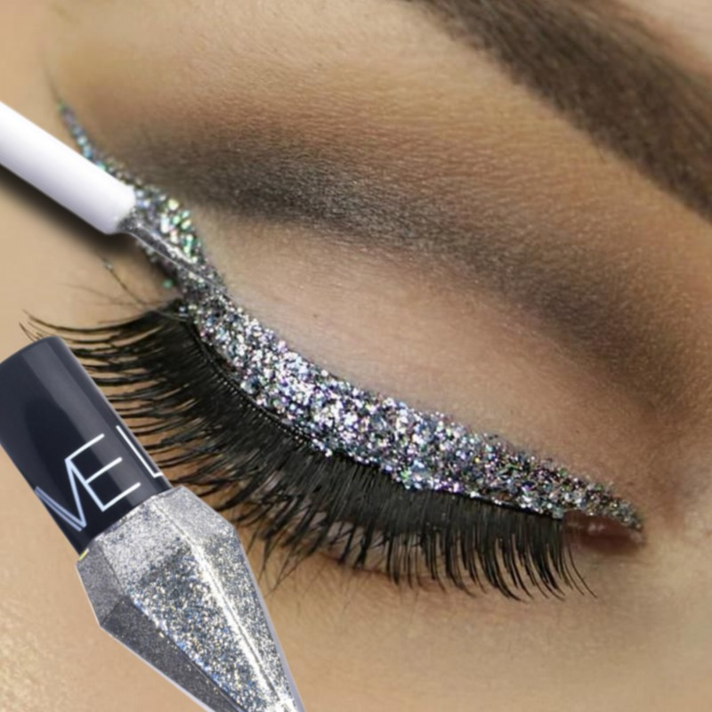 Beauty Makeup Korean - Eyeliner liquide à paillettes nacrées, diamant