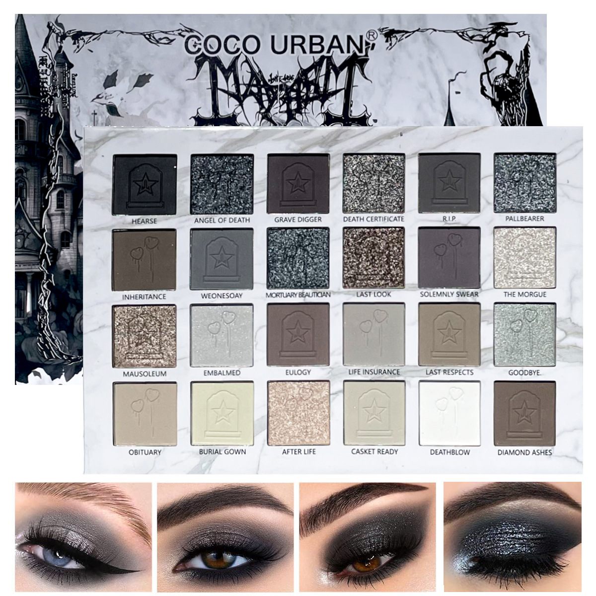 Eyeshadow Glitter Pigment - Palette de maquillage pour les yeux