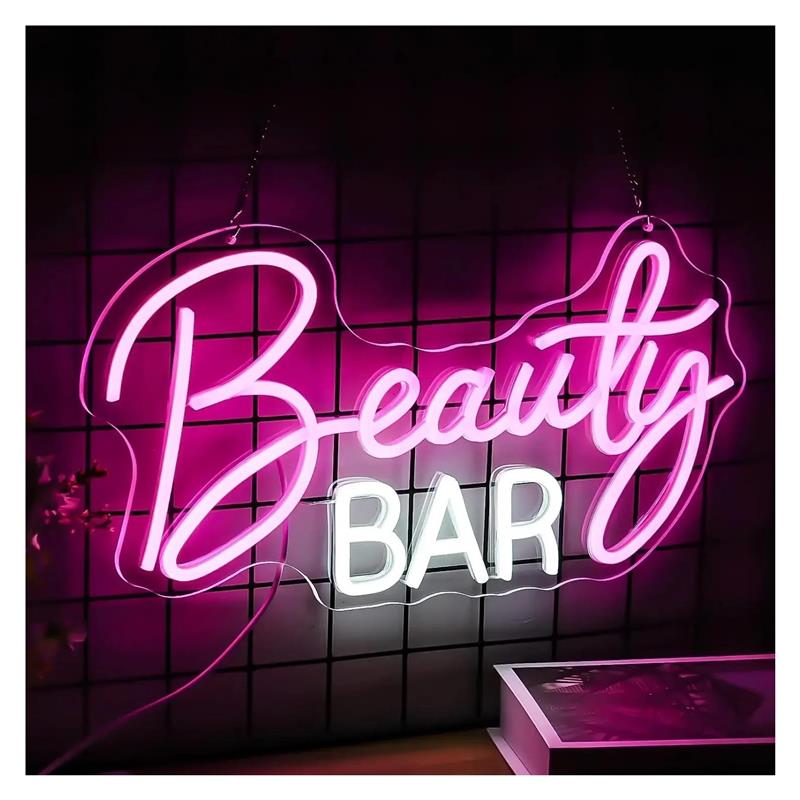 Panneau lumineux au néon pour  - Beauty Makeup Wallpaper avis et prix