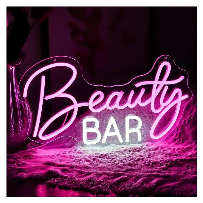 Panneau lumineux au néon pour  - Beauty Makeup Wallpaper avis et prix