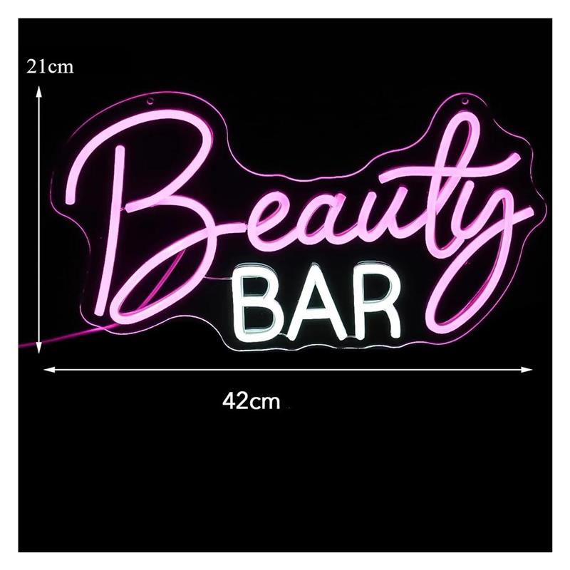 Panneau lumineux au néon pour  - Beauty Makeup Wallpaper avis et prix