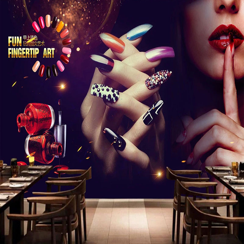 Papier peint 3D auto-adhésif i - Beauty Makeup Wallpaper avis et prix