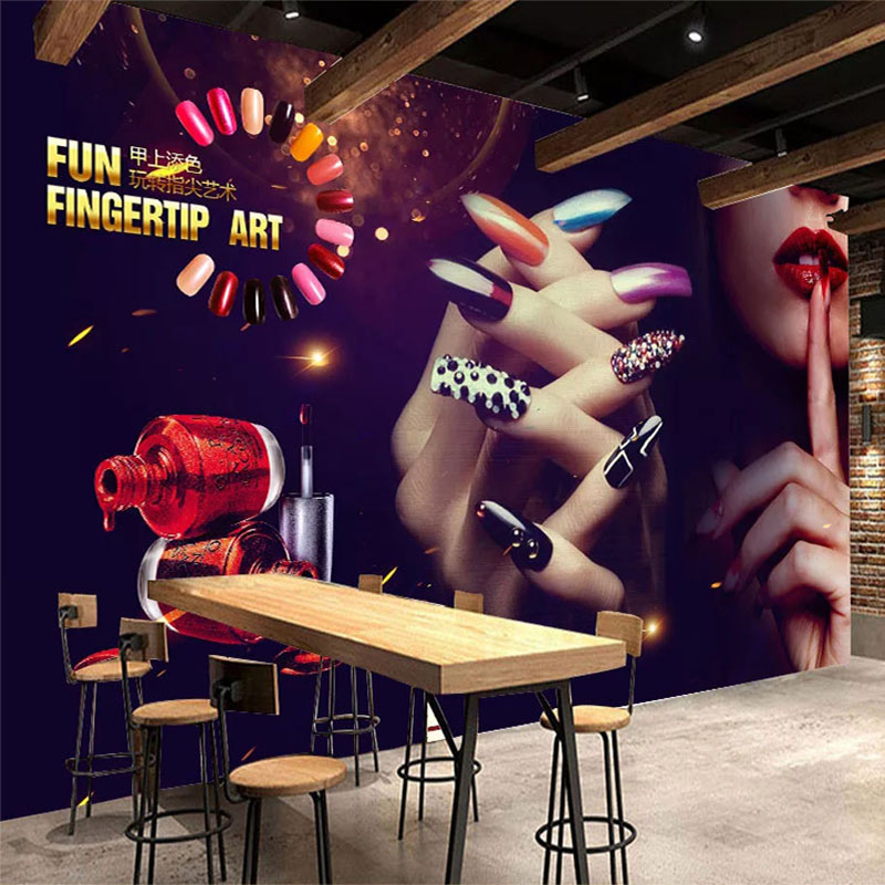 Papier peint 3D auto-adhésif i - Beauty Makeup Wallpaper avis et prix