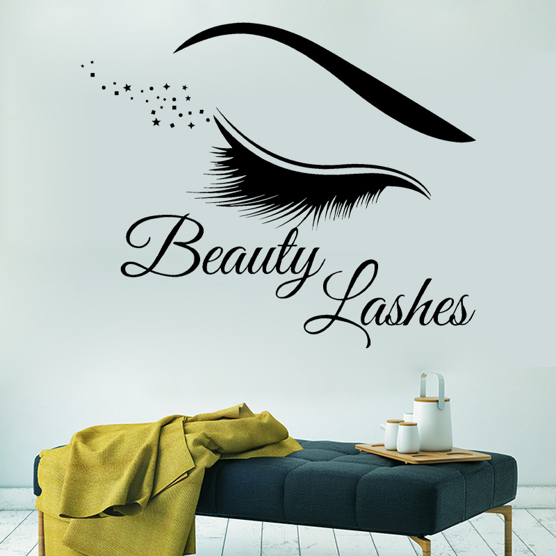 Autocollant Mural en vinyle po - Beauty Makeup Wallpaper avis et prix
