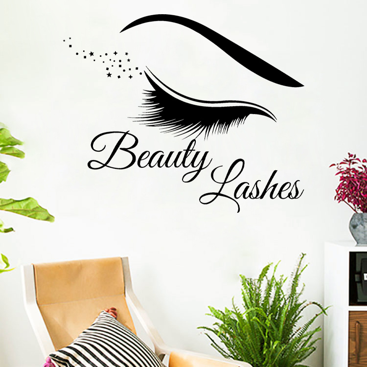 Autocollant Mural en vinyle po - Beauty Makeup Wallpaper avis et prix