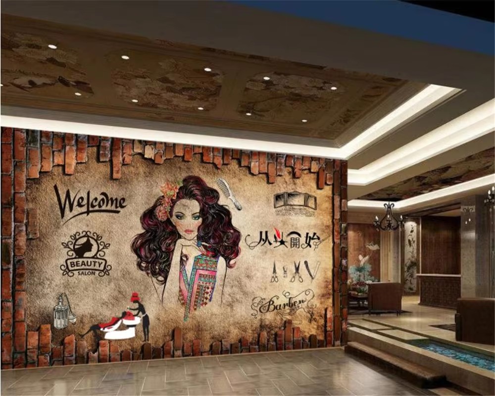 Papier peint mural personnalis - Beauty Makeup Wallpaper avis et prix