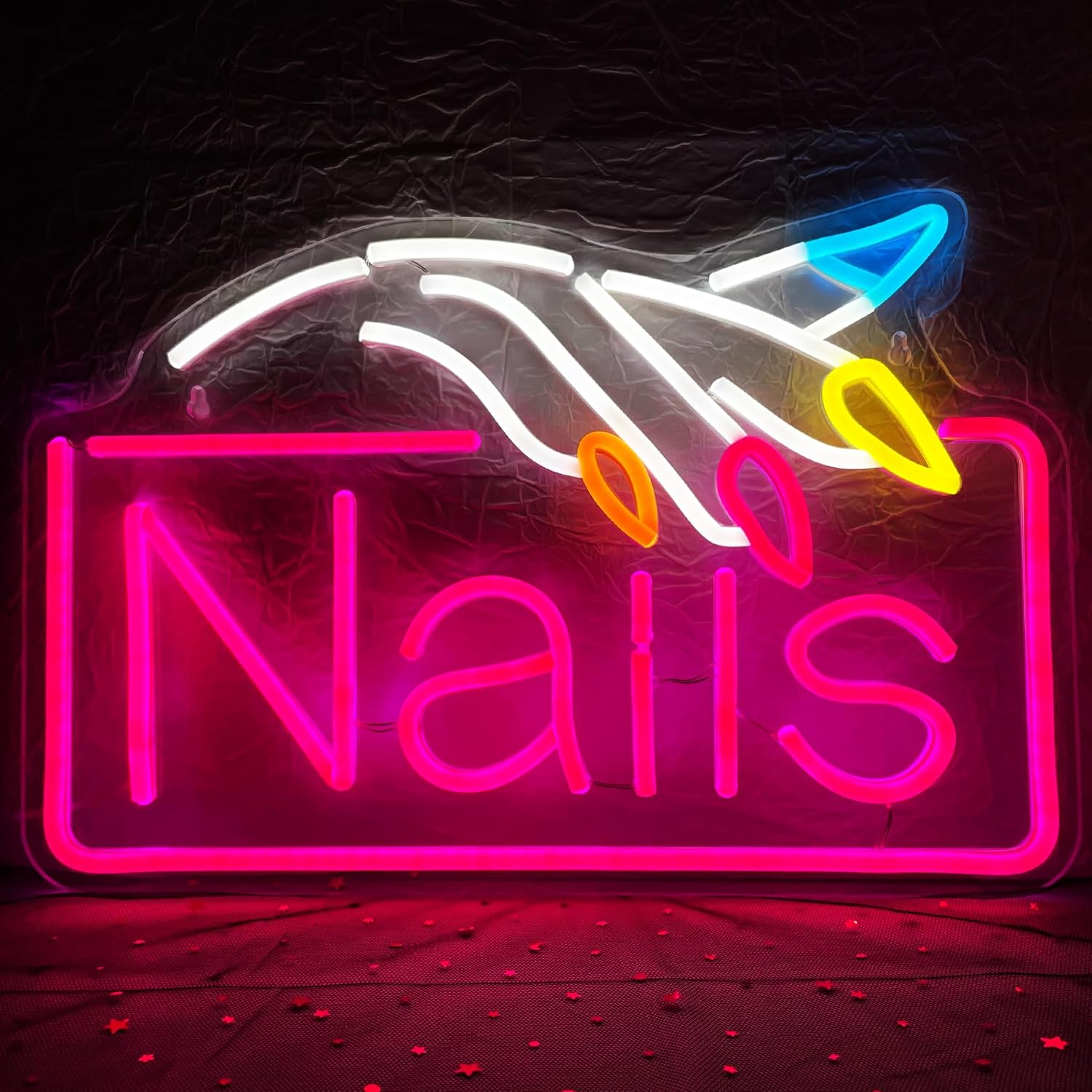 Enseigne néon « Nails » – Lumi - Beauty Makeup Stores avis et prix
