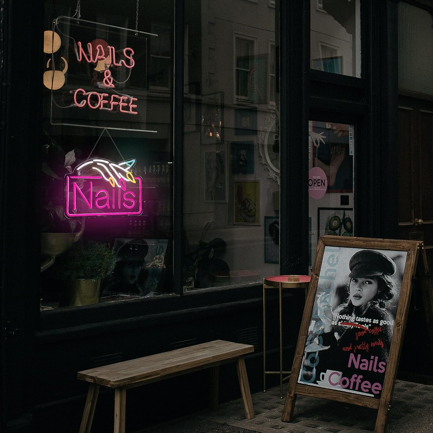 Enseigne néon « Nails » – Lumi - Beauty Makeup Stores avis et prix