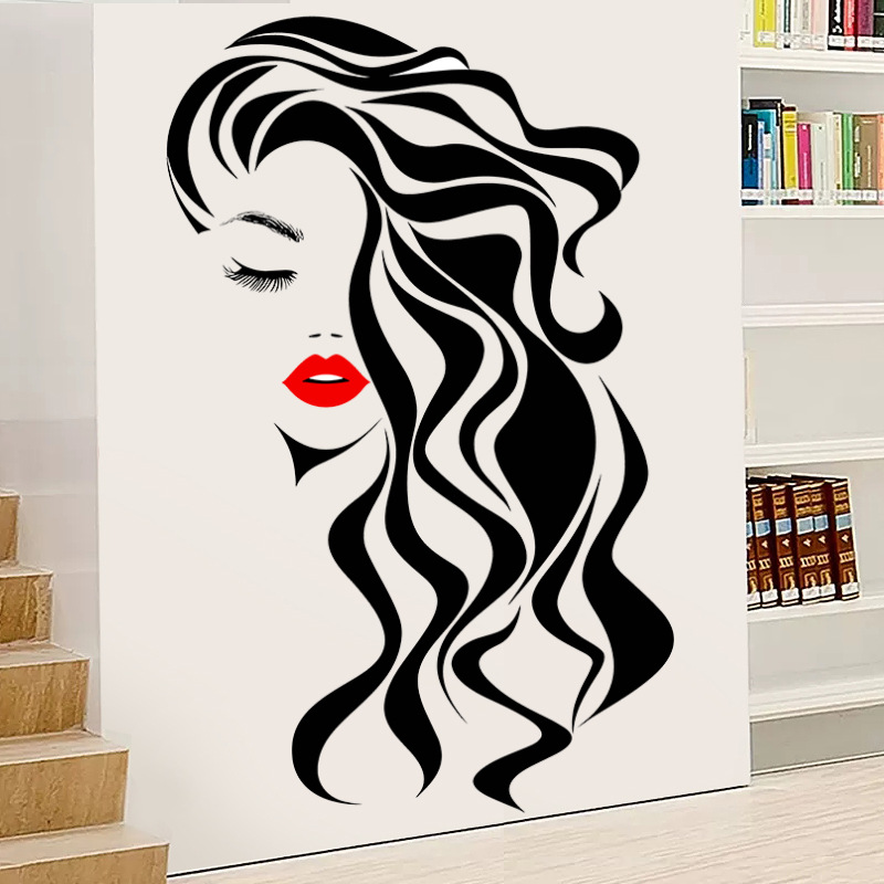 Autocollant Mural visage fémin - Beauty Makeup Wallpaper avis et prix