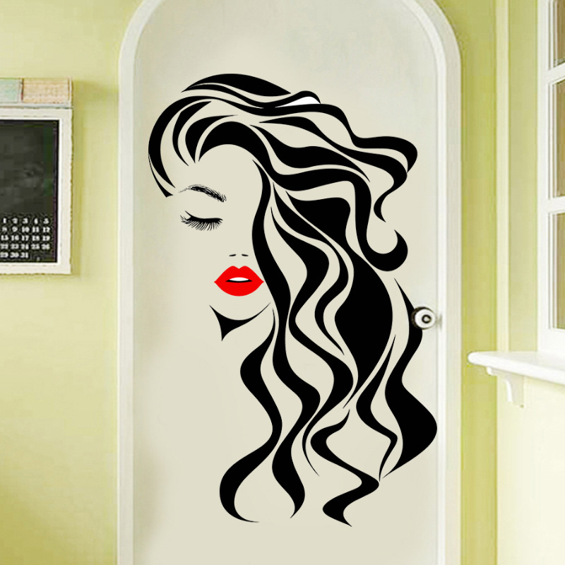 Autocollant Mural visage fémin - Beauty Makeup Wallpaper avis et prix