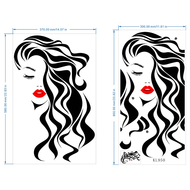Autocollant Mural visage fémin - Beauty Makeup Wallpaper avis et prix